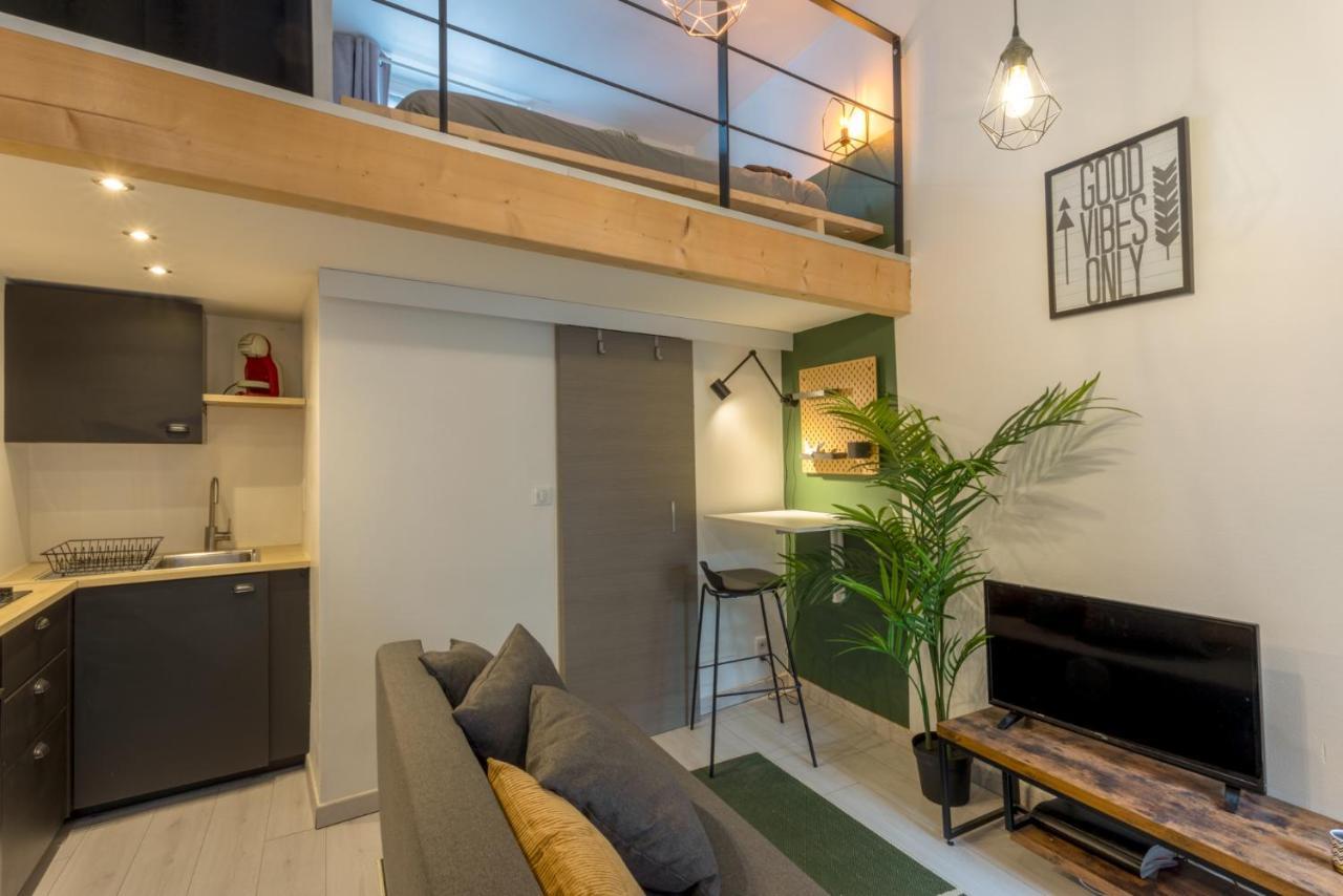 טולוז L'Urbain Vitry - Studio Avec Mezzanine En Hyper Centre חדר תמונה
